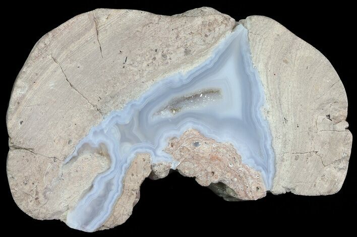Dugway Geode (Polished Half) #67491